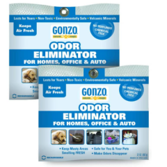 Gonzo Odor Eliminating Rocks for Homes - 2 Pack